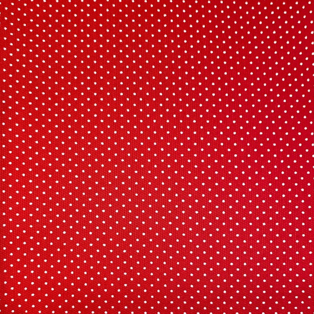 Red Pique White Dots Fabric 100% COTTON 60" WIDTH - Oak Leaf Shoppe